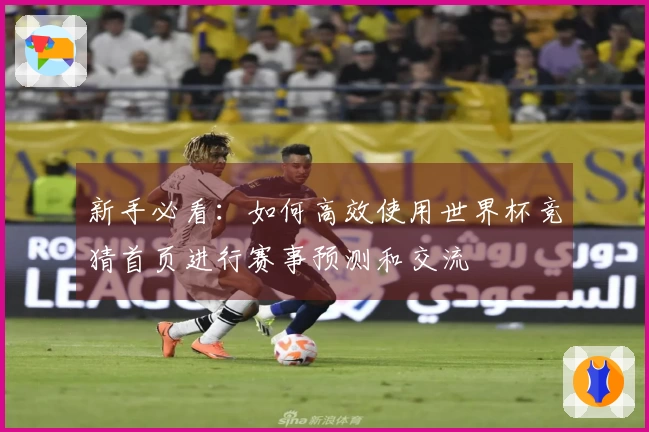 新手必看：如何高效使用世界杯竞猜首页进行赛事预测和交流